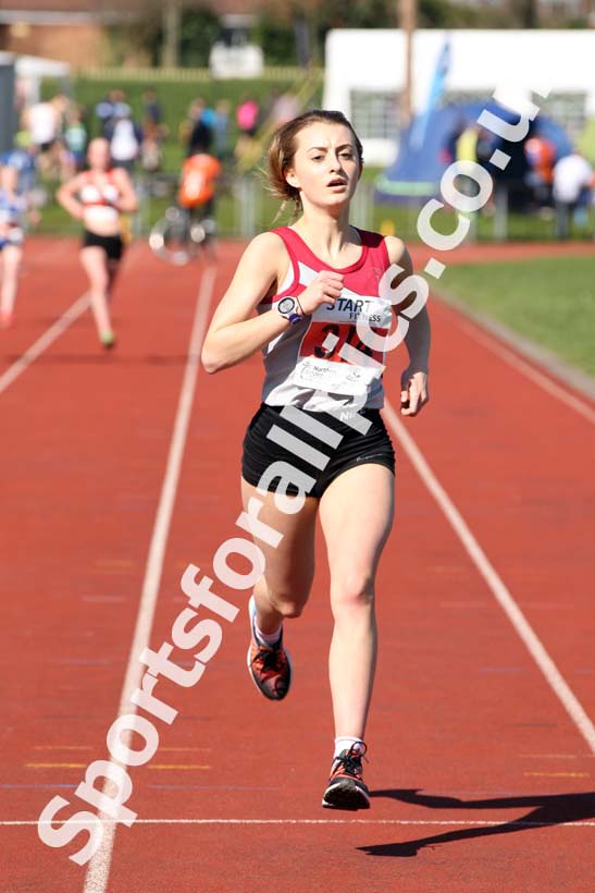 Girls Under-15s 5k Road Race, Stanley Park, Blackpool. Photo: David T. Hewitson/Sports for All Pics